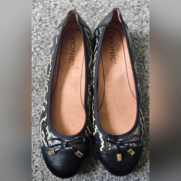 Vionic Ballet Flats Women's Spark Minna Boa Orthotic Shoes Womens Size 8.5 - Picture 7 of 9
